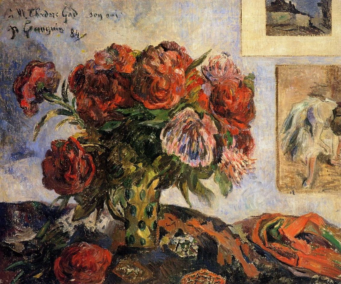 Natura morta con vaso di peonie - National Gallery of Art, Washington